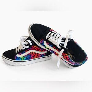 Vans Old Skool Rainbow Leopard Print